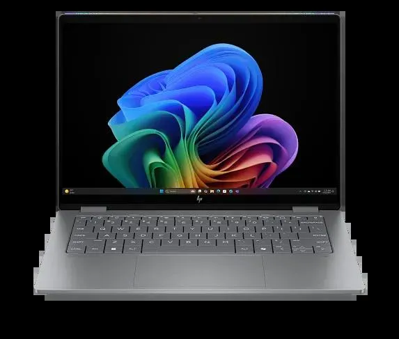 HP OmniBook X Flip 2-in-1 Laptop Next Gen AI 14-fk0047nr 14", Touch screen, Windows 11 Home, AMD Ryzen™ AI 7, 16GB RAM, 512GB SSD, 2K, Meteor silver