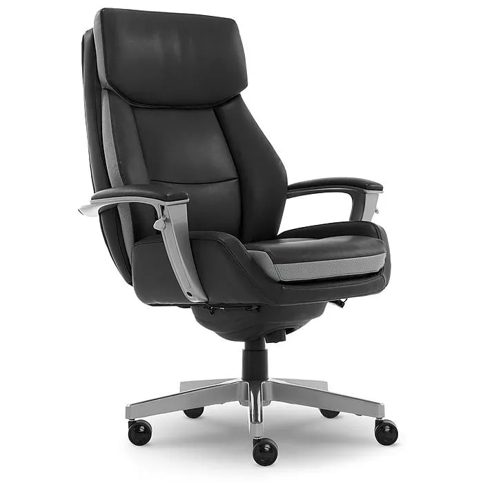 La-Z-Boy Alton Ergonomic Bonded Leather Swivel Executive Chair,