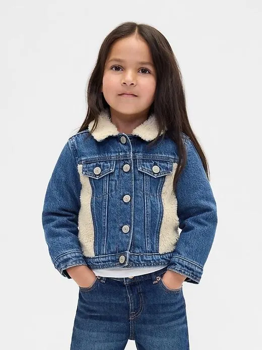 Baby & Toddler Sherpa Icon Denim Jacket