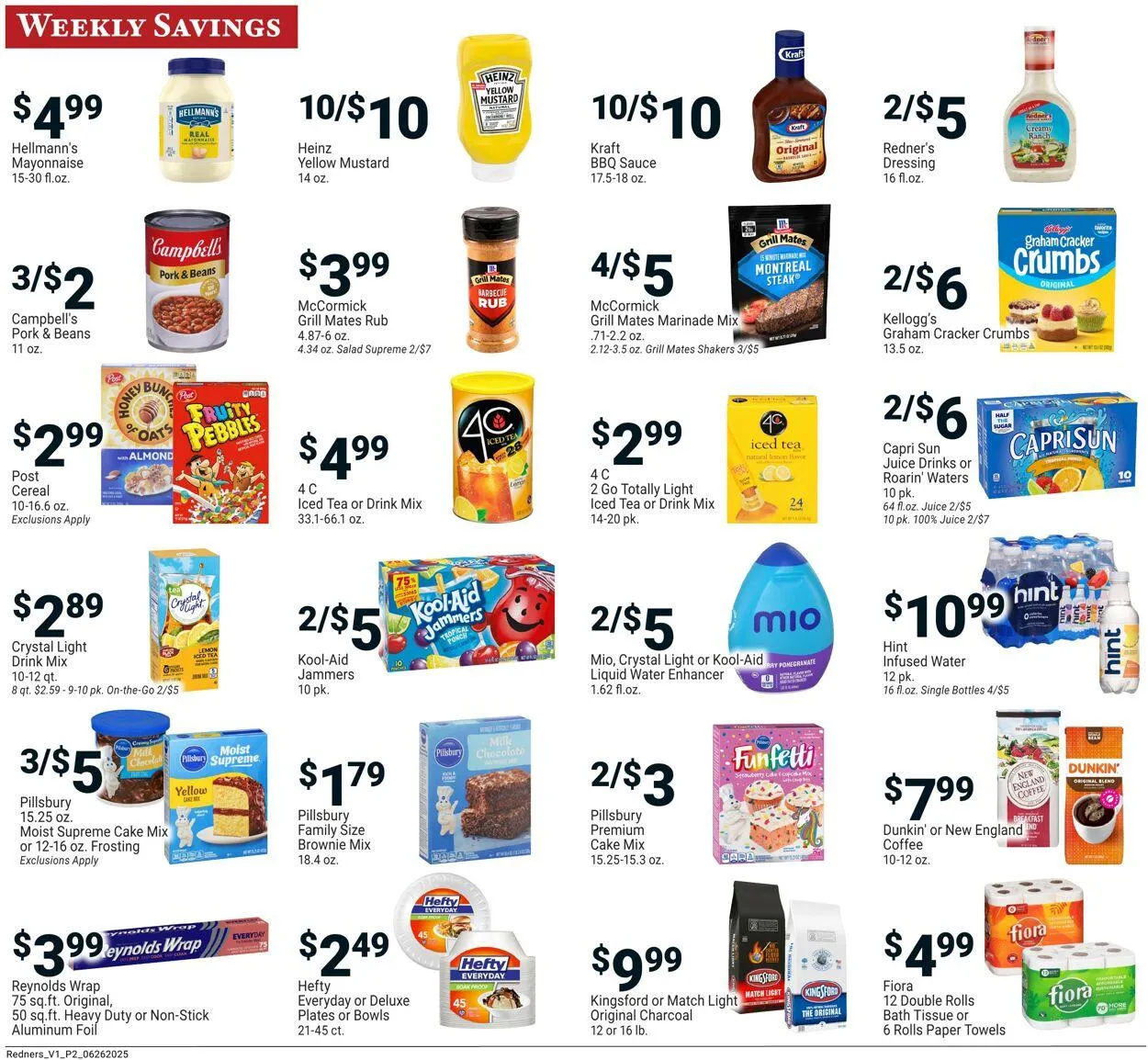 Weekly ad Redner’s Warehouse Market Current weekly ad from June 26 to July 2 2025 - Page 2