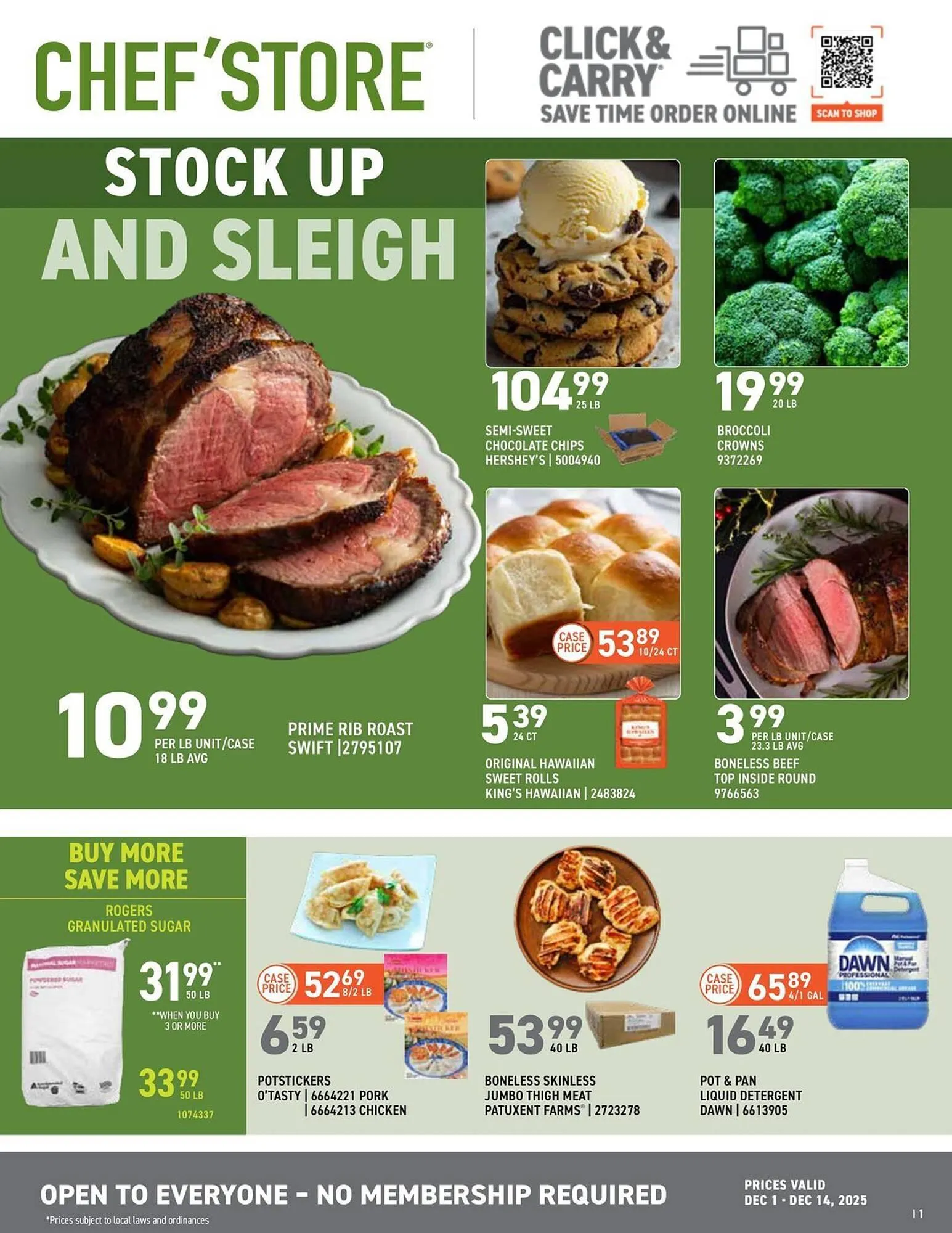 Weekly ad US Foods Chef's Store weekly ad from December 1 to December 14 2025 - Page 1