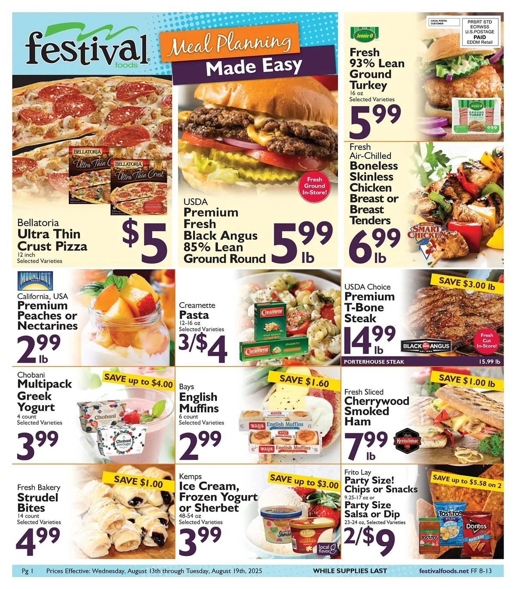 Weekly ad Festival Foods Weekly Ad from August 13 to August 19 2025 - Page 1