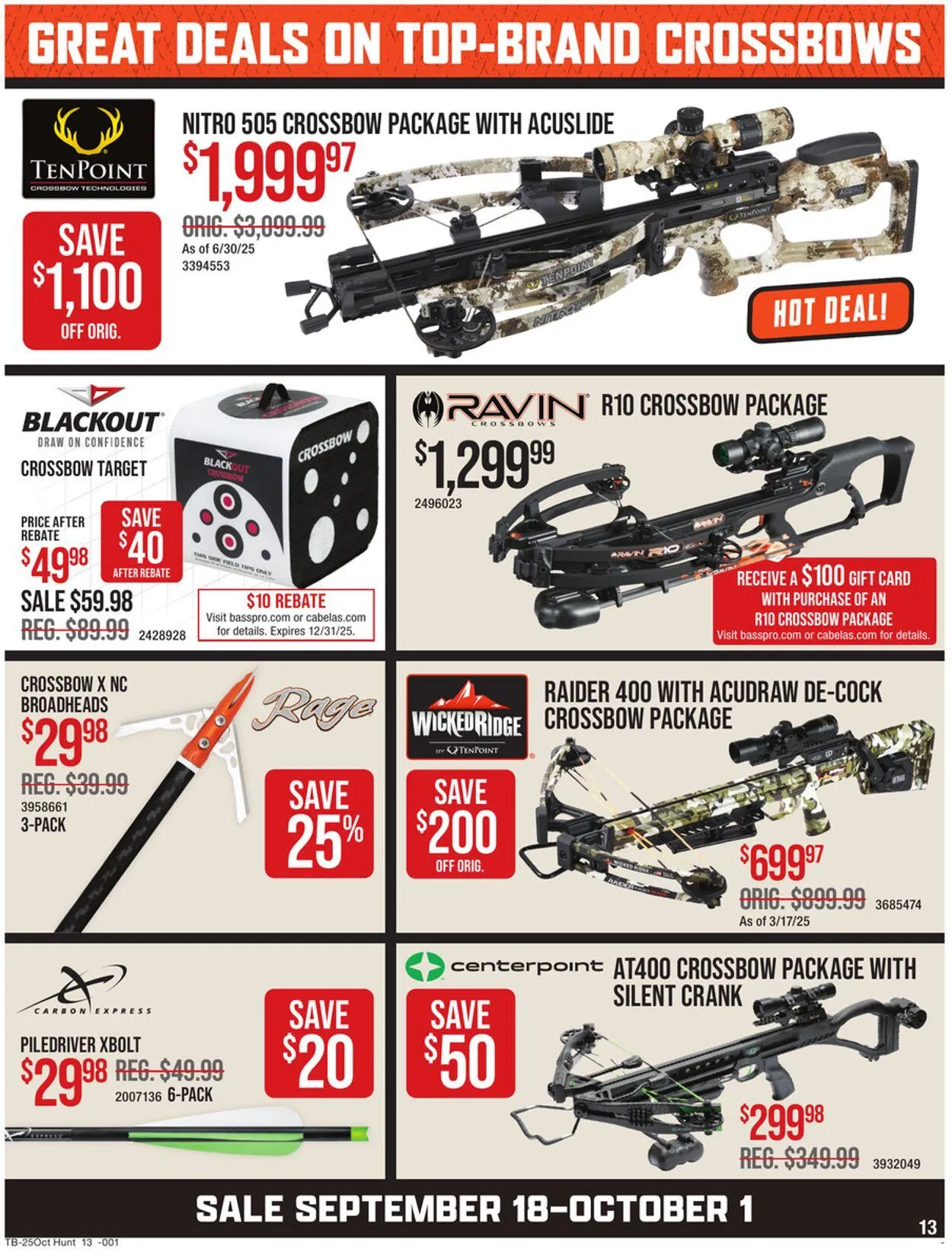Weekly ad Cabela's Current weekly ad from September 18 to October 1 2025 - Page 22