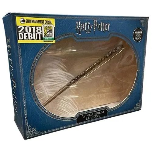 Harry Potter Swish and Flick Wand - WINGARDIUM LEVIOSA w/ Flying Feather [SDCC 2018 Exclusive]