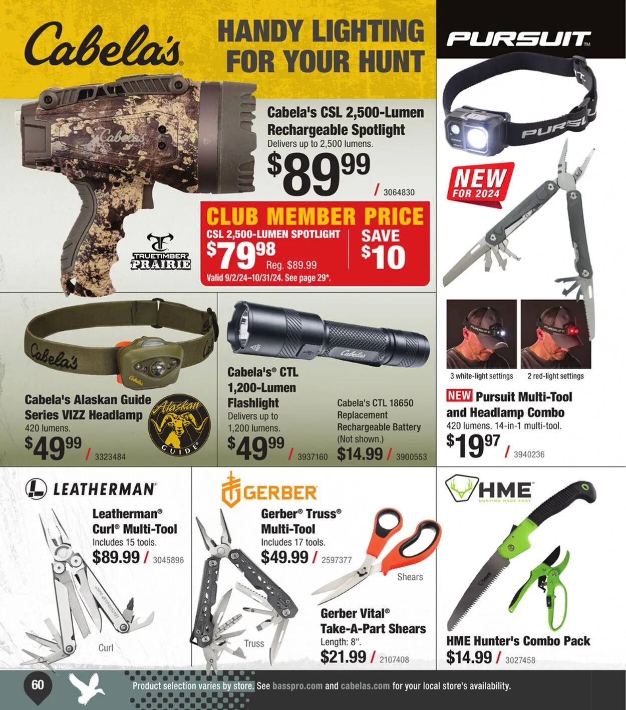 Weekly ad Bass Pro Current weekly ad from September 11 to September 25 2024 - Page 60