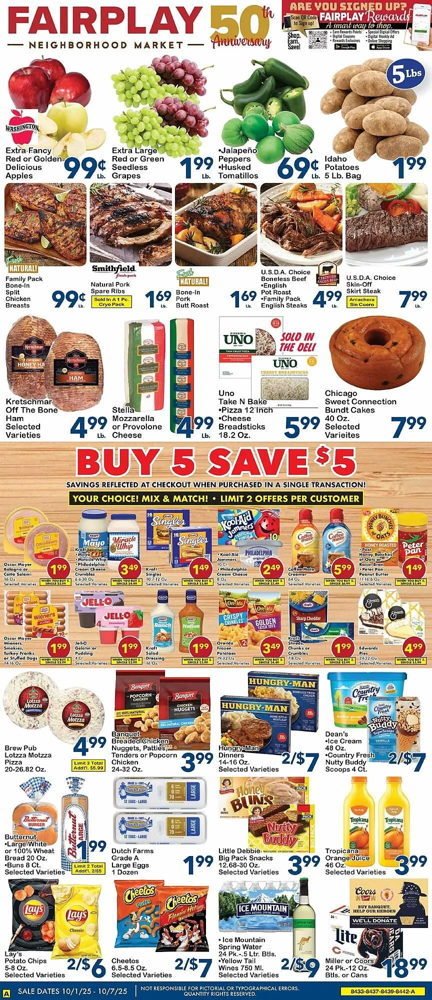 Weekly ad Fairplay weekly ad from October 1 to October 7 2025 - Page 1