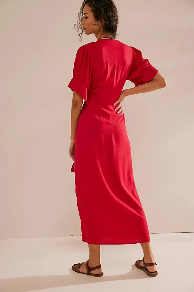 Vintage Summer Midi Dress