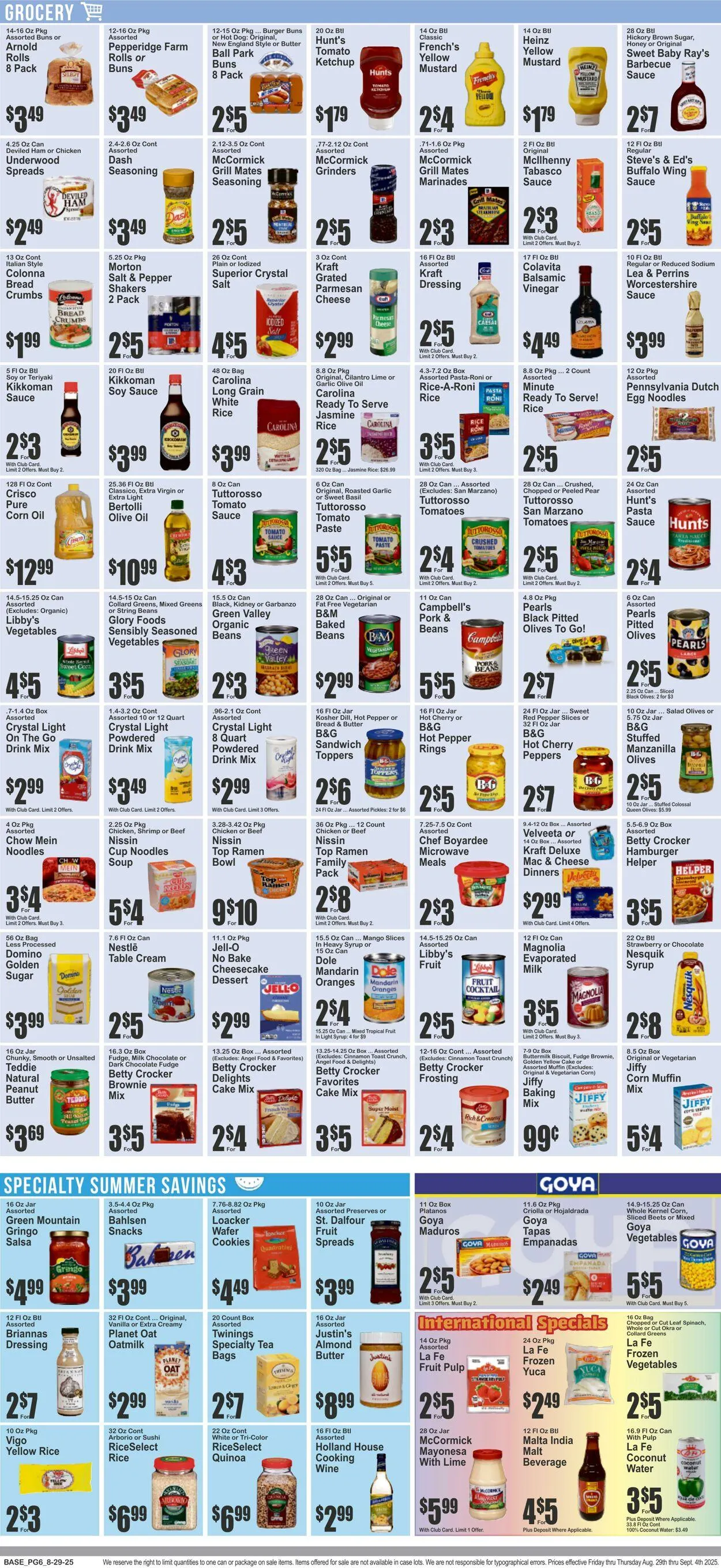 Weekly ad Key Food Current weekly ad from August 29 to September 4 2025 - Page 7