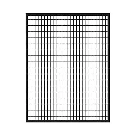 Ironcraft Fences 6 ft. x 5 ft. Euro Straight Steel Fence Gate