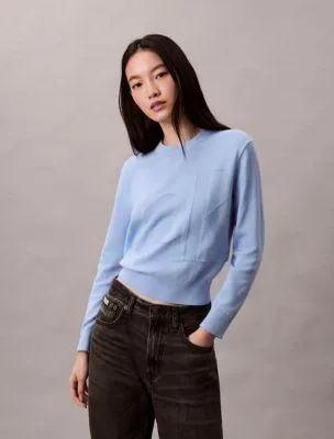 Smooth Cotton Monogram Sweater