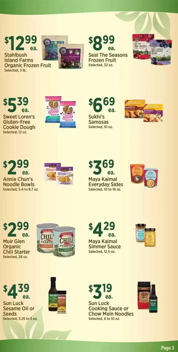 Weekly ad Yoke's Fresh Market Nature's Corner from March 26 to April 22 2025 - Page 3