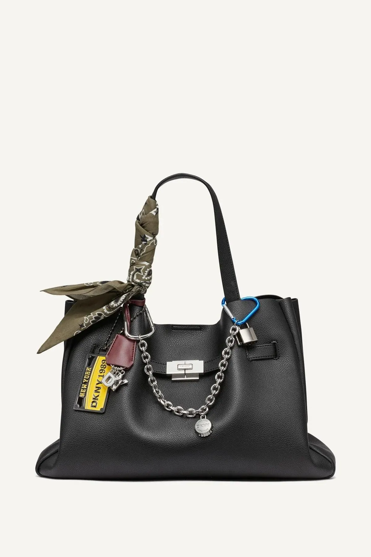 BRYAR LARGE SATCHEL WITH CHARMS