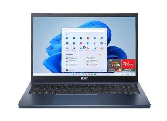 Acer - Aspire 3 Thin & Light Laptop - 15.6" Full HD IPS Touch Display - AMD Ryzen 5 7520U - 8GB LPDDR5 - 512GB SSD - Wi-Fi 6 - Steam Blue