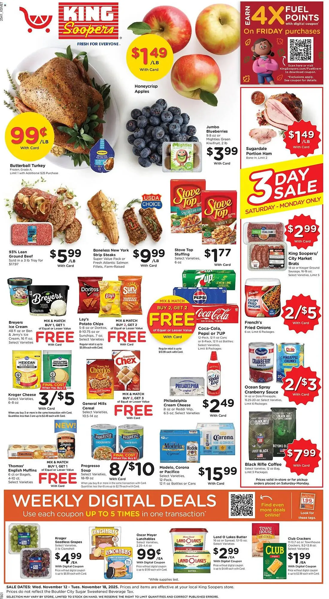 Weekly ad King Soopers weekly ad from November 12 to November 18 2025 - Page 1