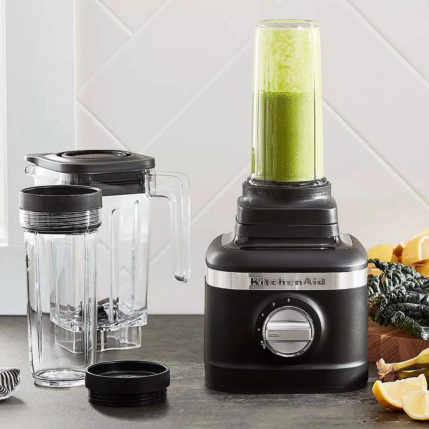 KitchenAid® K150 3-Speed Ice Crushing Blender with 2 Personal Blender Jars