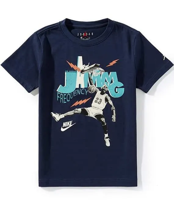 Big Boys Short Sleeve Michael Jordan Jamming T-Shirt