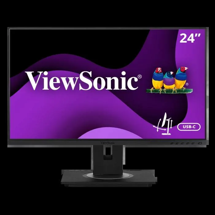 VG2456 - 24" 1080p Ergonomic IPS Docking Monitor with USB C and RJ45 and Daisy Chain