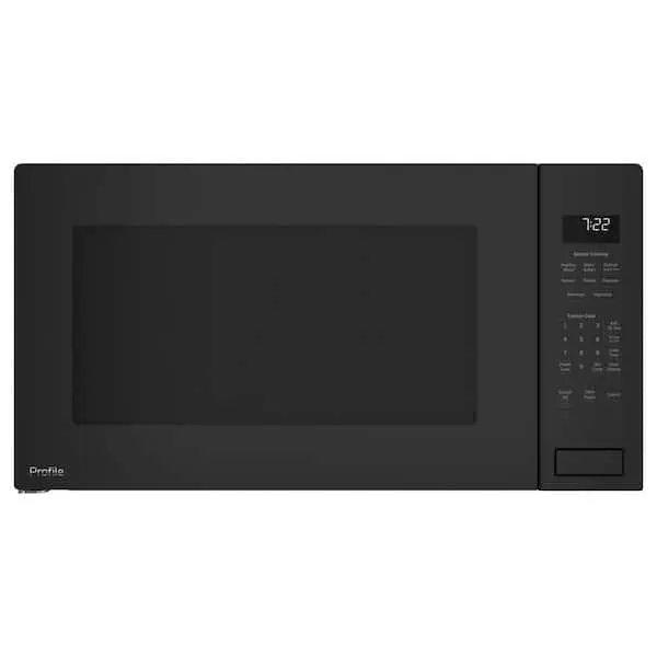Profile 2.2 cu. ft. 1100-Watt Countertop Microwave in Grey with Built -In Sensor