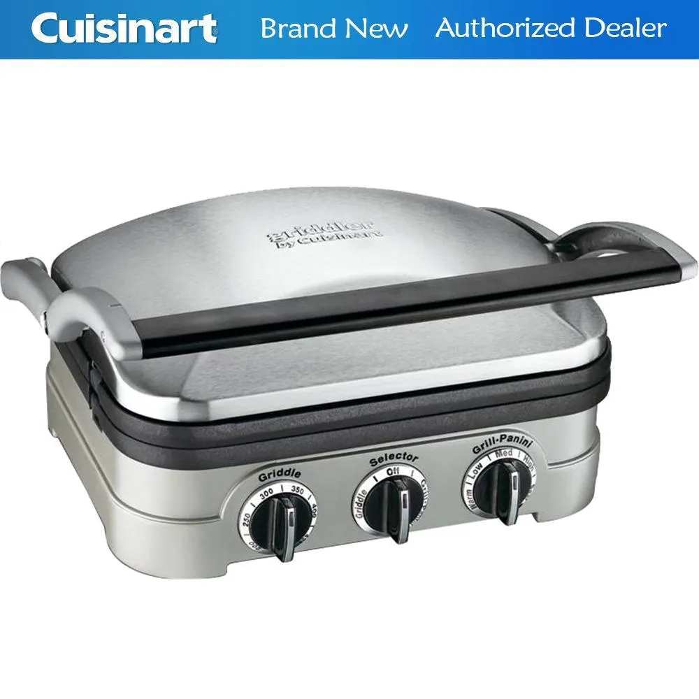 Cuisinart GR-4N Multifunctional Griddle, Grill and Panini Press