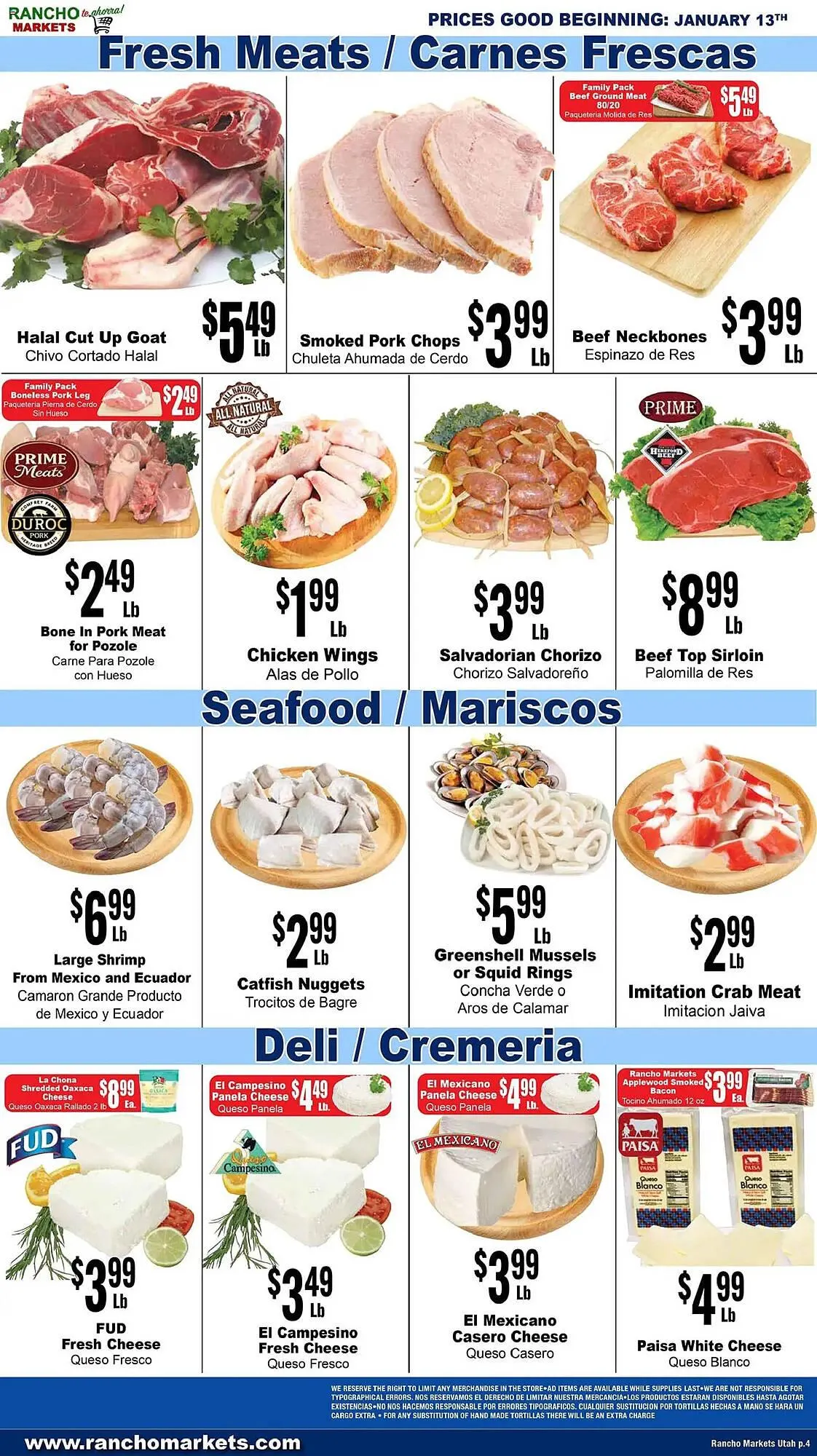 Weekly ad Rancho Markets weekly ad from January 13 to January 19 2026 - Page 4