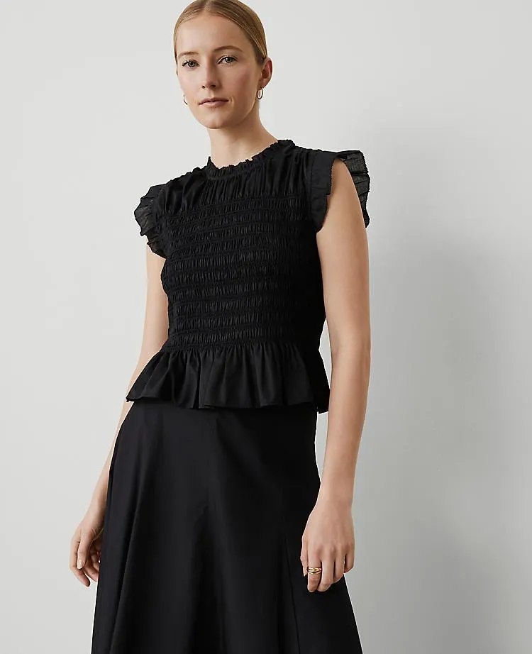 Smocked Ruffled Top