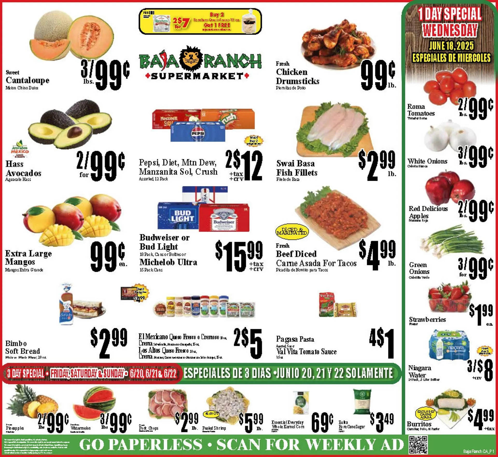 Baja Ranch Weekly Ad - 1