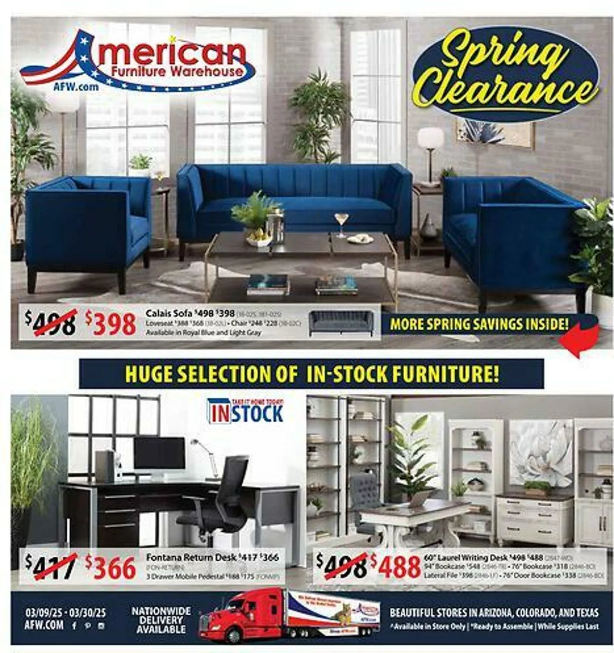 Weekly ad American Furniture Warehouse Current weekly ad from June 22 to July 6 2025 - Page 1