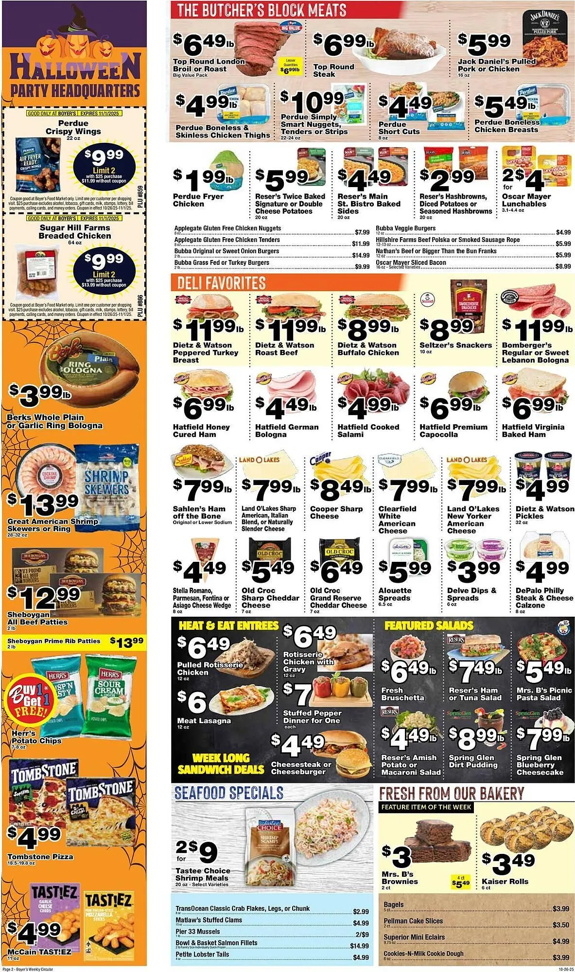 Weekly ad Boyer's Food Markets weekly ad from October 26 to November 1 2025 - Page 2