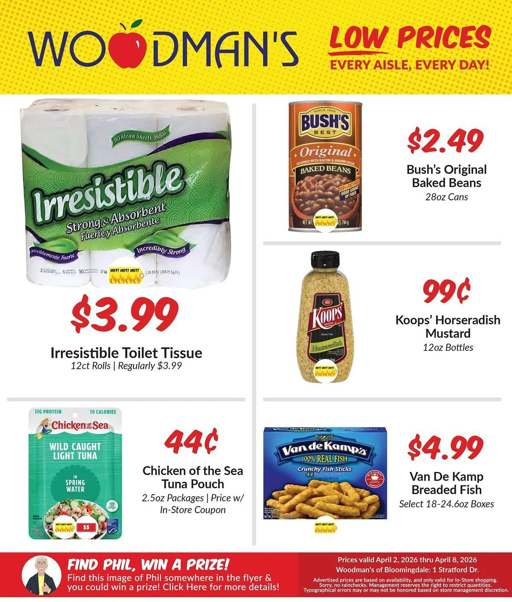Weekly ad Woodman's weekly ad from April 2 to April 8 2026 - Page 1