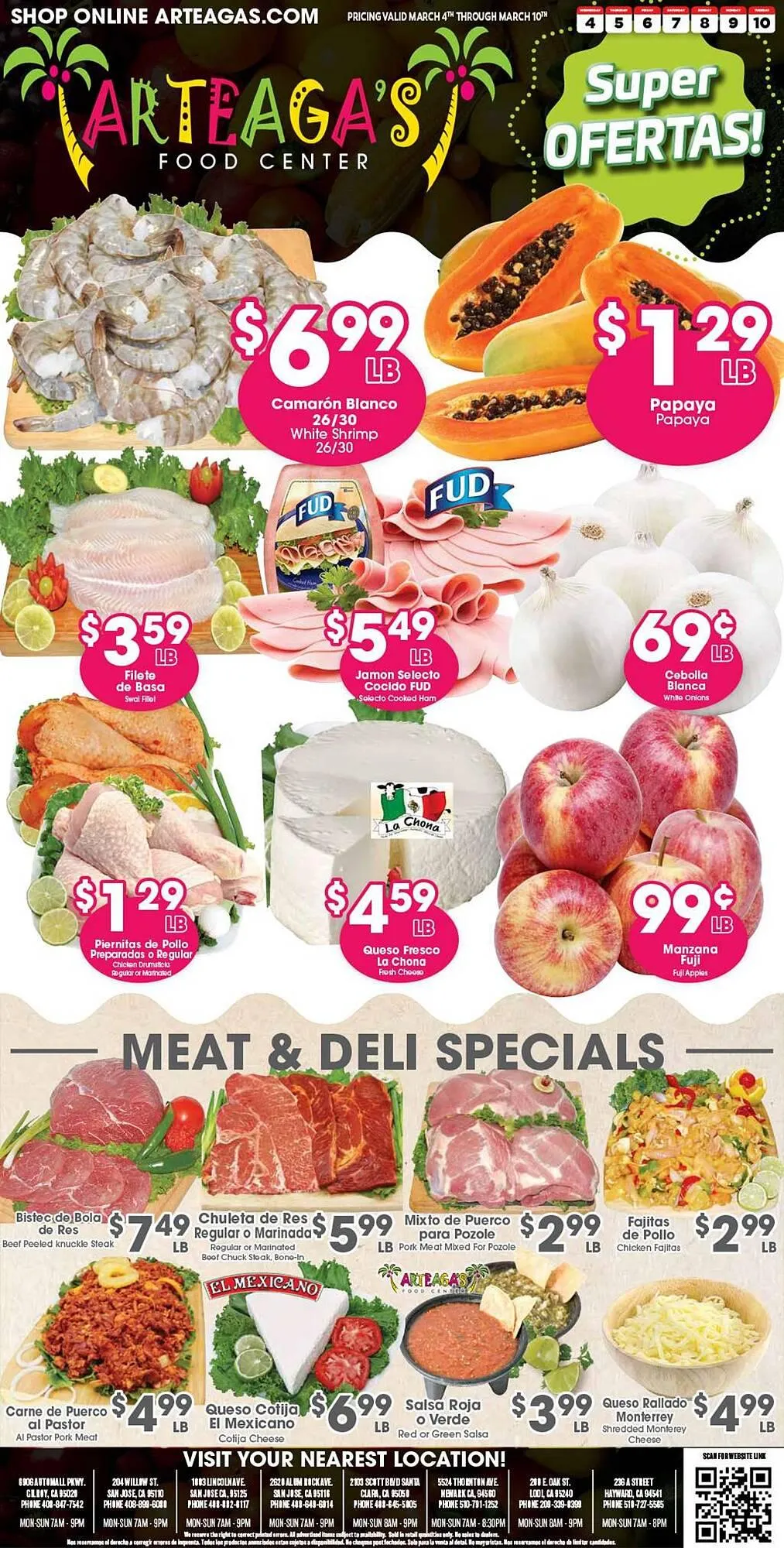 Weekly ad Arteagas Food Center weekly ad from March 4 to March 10 2026 - Page 1