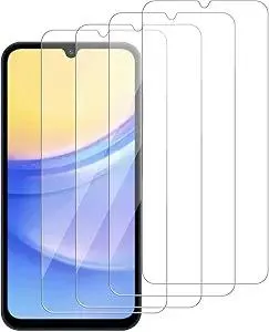 4 Pack Glass Screen Protector Compatible for Samsung Galaxy A16 5G [9H Hardness]-HD Screen Tempered Glass, Scratch Resistant, Easy Install [Case Friendly] [Bubble Free]