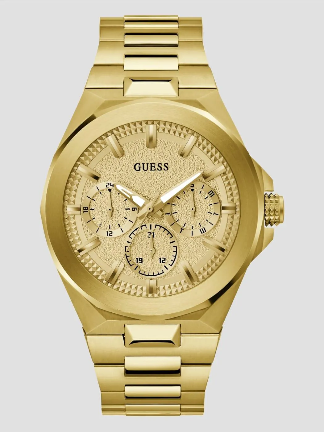 Gold-Tone Multifunction Watch