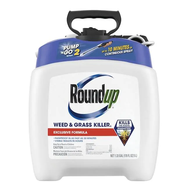 Roundup Weed Grass Killer4 with Pump 'N Go 2 1.33 -Gallon Trigger spray Weed and grass killer