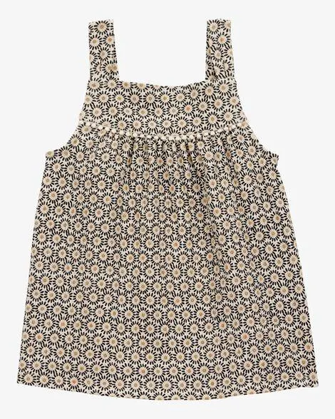 Baby Floral Crinkle Jersey Tank