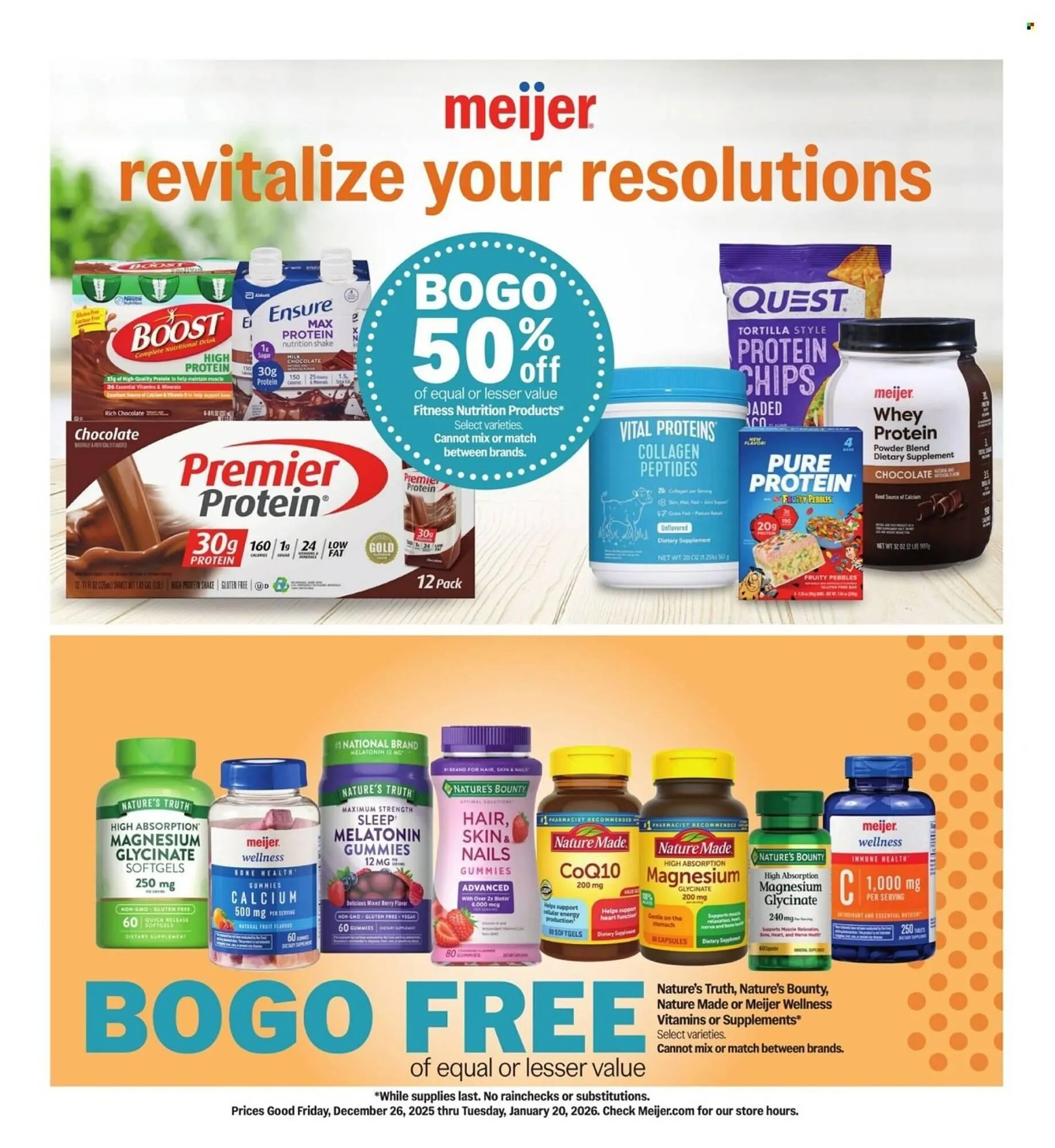 Weekly ad Meijer weekly ad from December 26 to January 20 2026 - Page 1