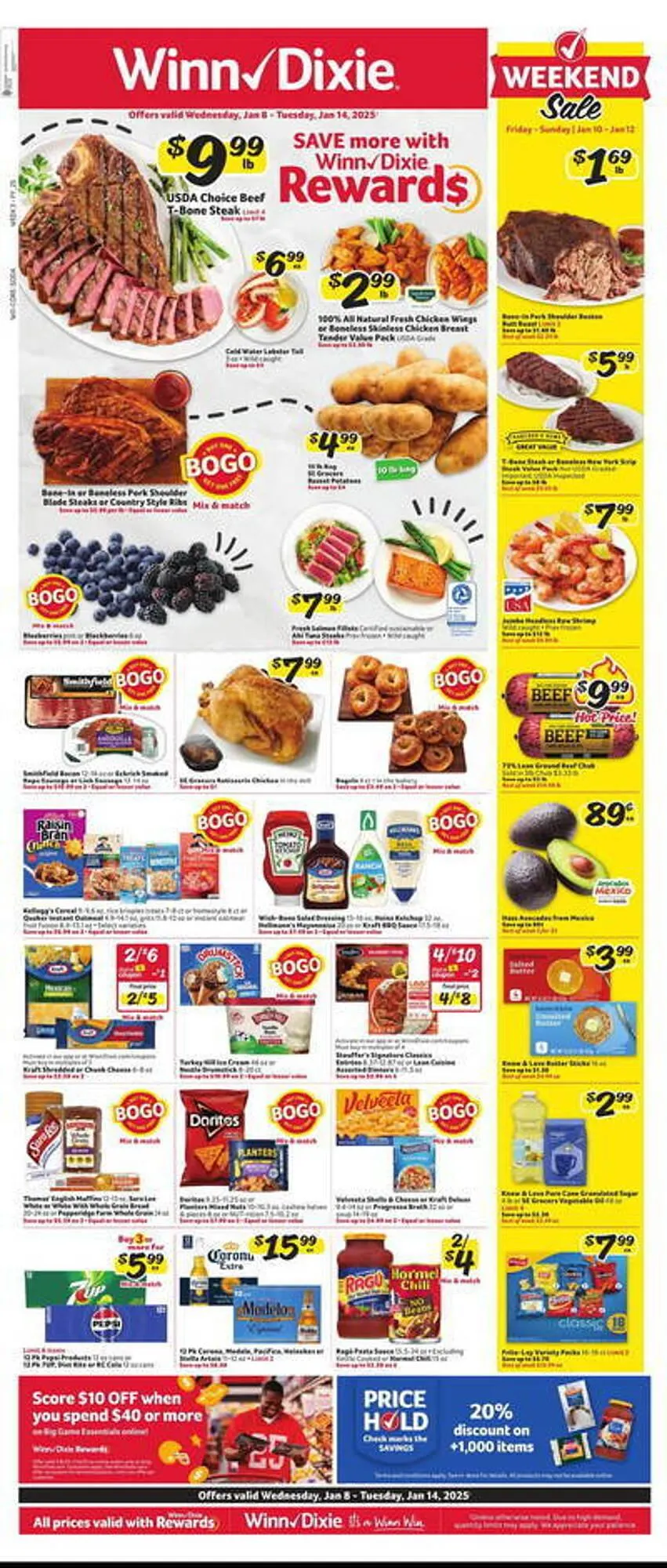 Weekly ad Winn Dixie Weekly Ad from January 8 to January 14 2025 - Page 1