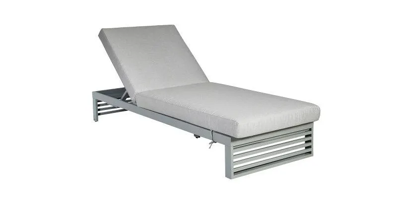 Mallorca Outdoor Lounger Gray