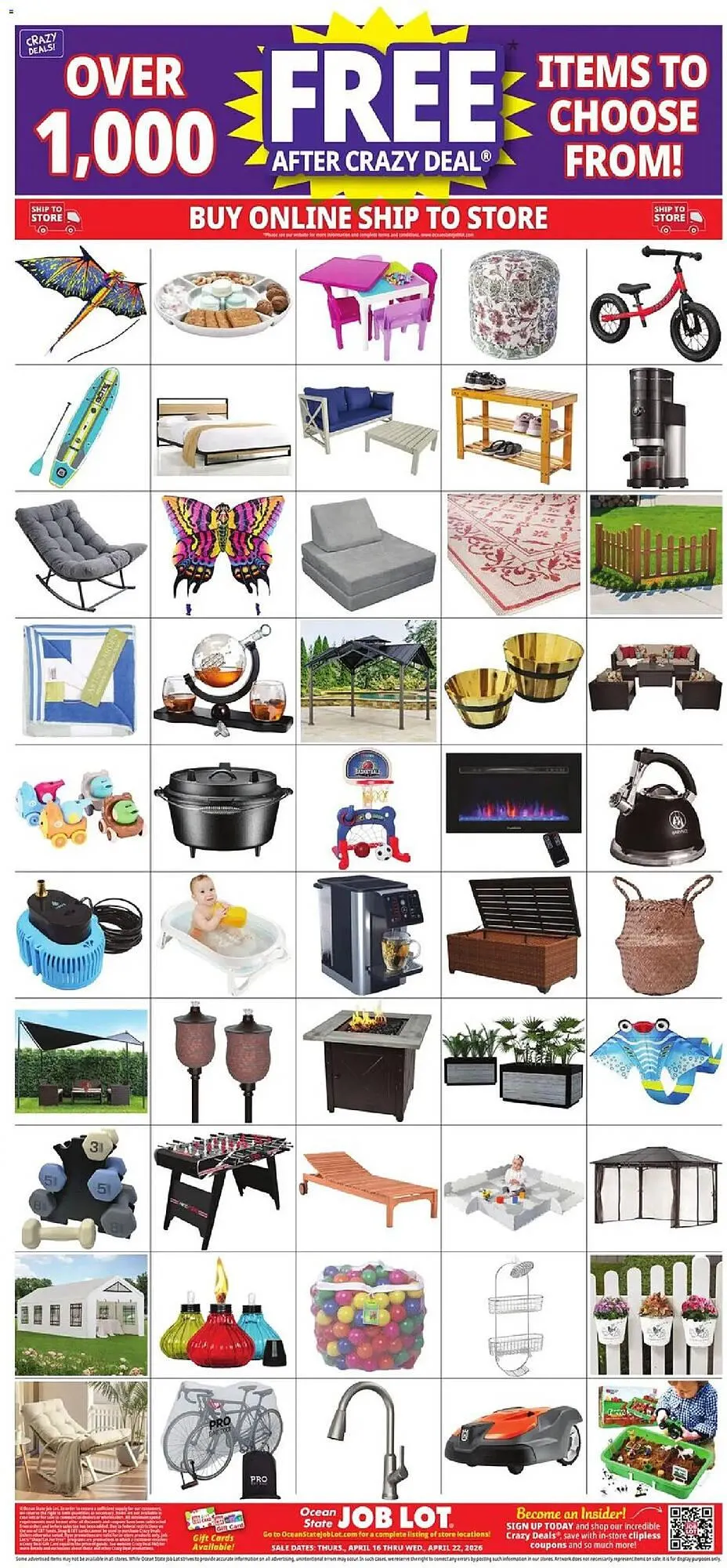 Weekly ad Ocean State Job Lot flyer from April 16 to April 23 2026 - Page 28