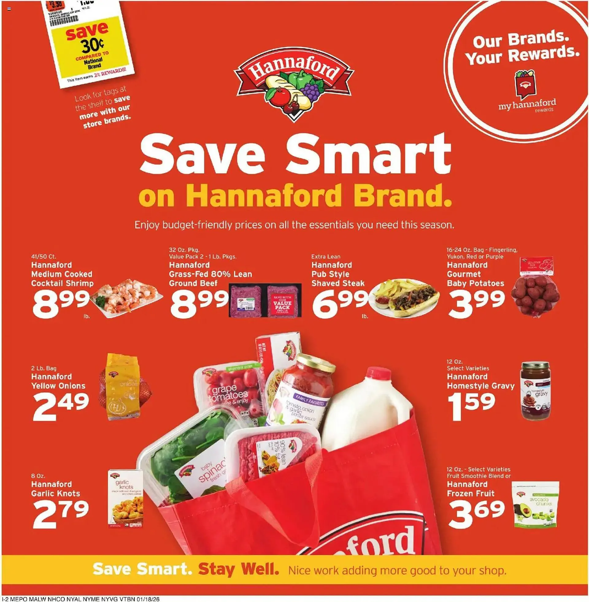 Weekly ad Hannaford flyer from January 18 to January 25 2026 - Page 10