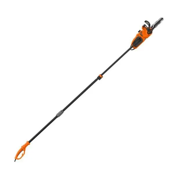 10 in. 8 AMP Corded Electric Chainsaw with Pole Attachment