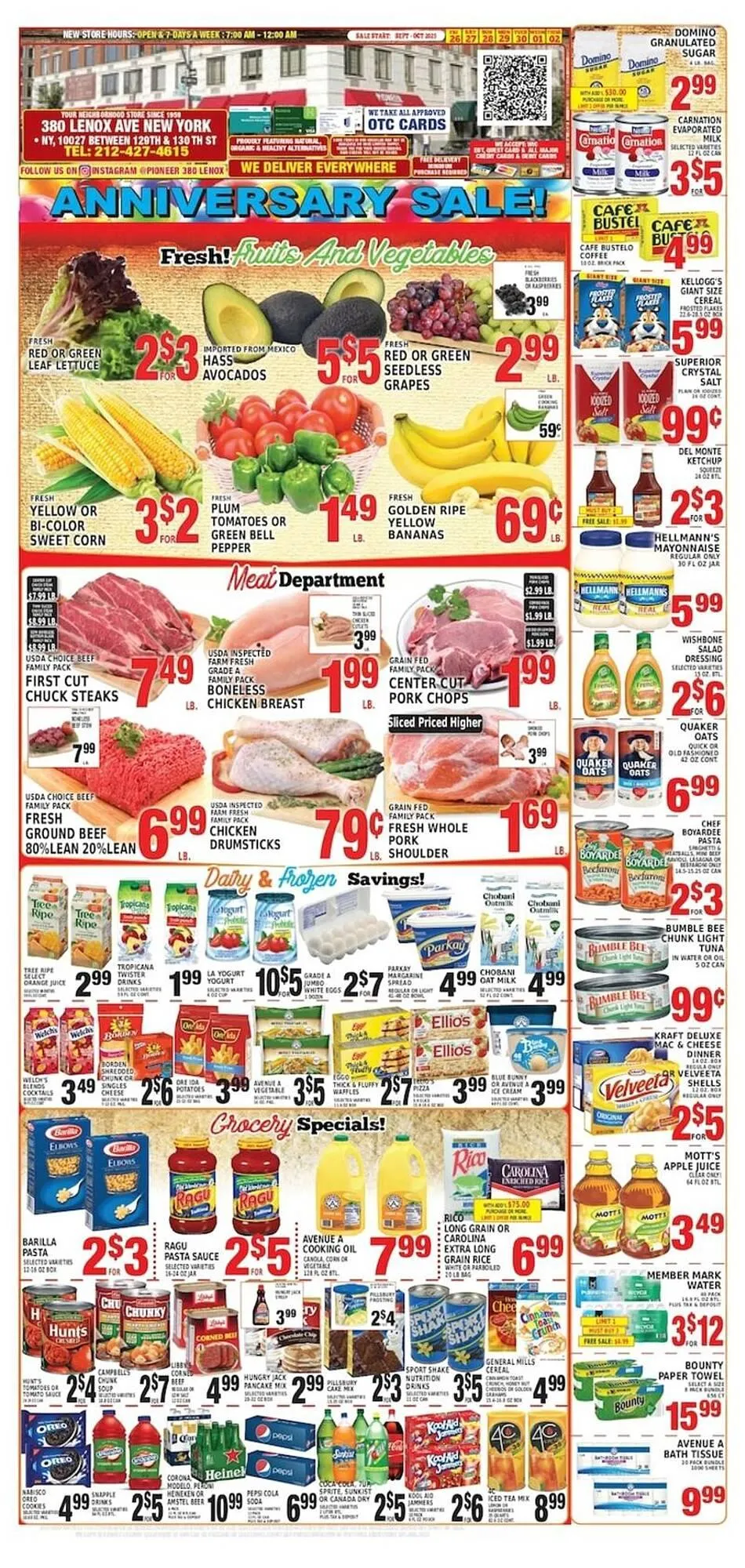 Weekly ad Pioneer Supermarkets weekly ad from September 26 to October 2 2025 - Page 1