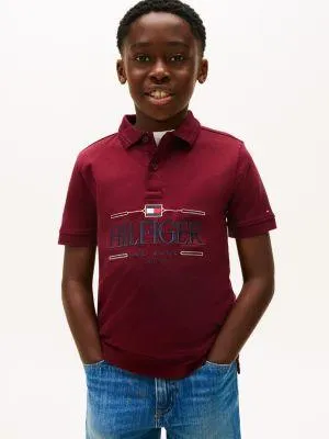 Kids' Hilfiger Logo Interlock Polo