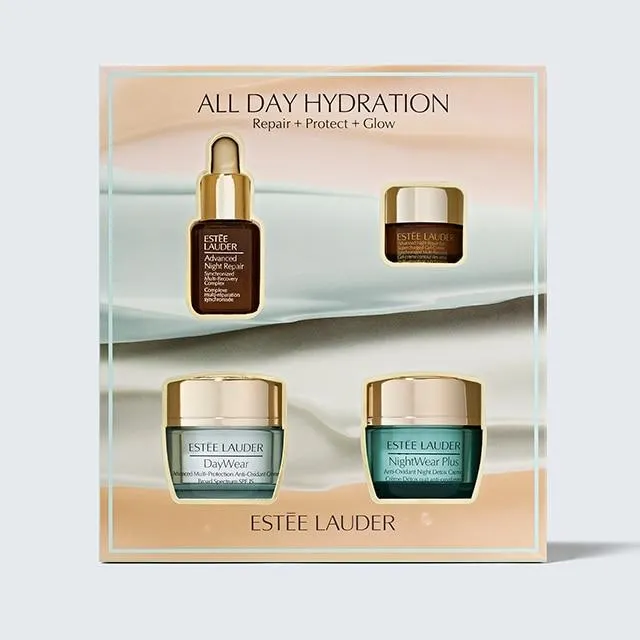 All Day Hydration Skincare Starter Set Repair + Protect + Glow
