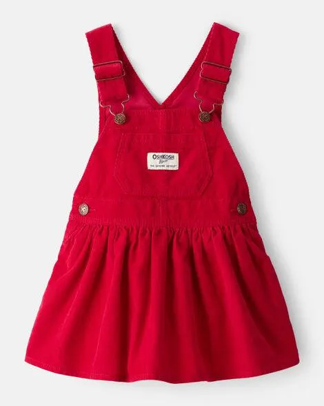 Baby Girl Corduroy Skirtall - Red