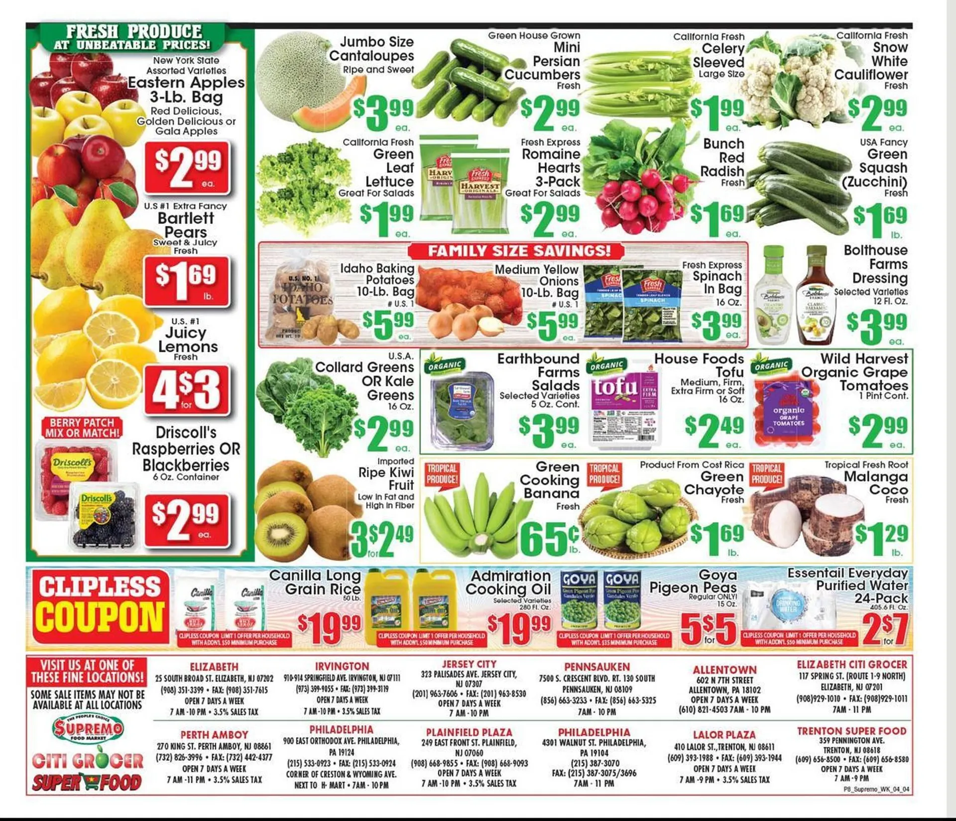 Weekly ad Supremo Foods Inc weekly ad from April 4 to April 10 2026 - Page 8