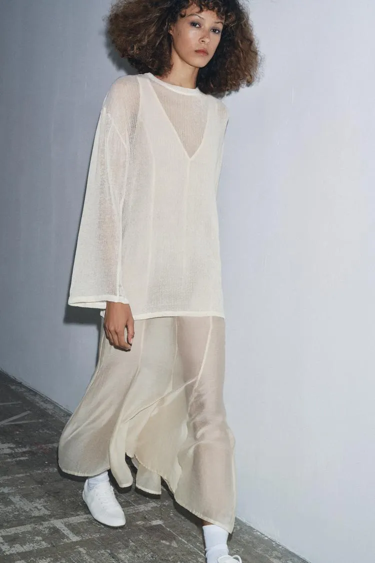 LONG COMBINATION DRESS