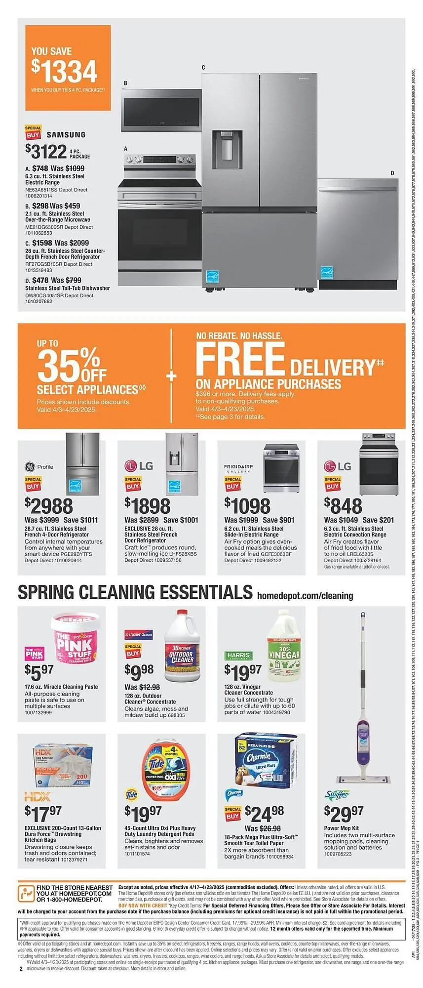 Catálogo de The Home Depot Weekly Ad 17 de abril al 23 de abril 2025 - Página 2