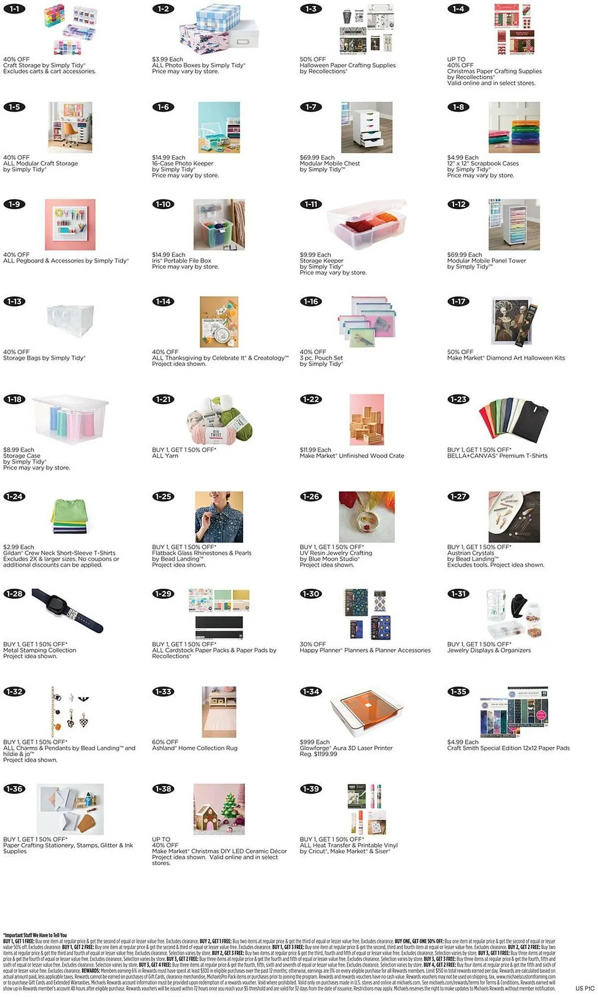 Michaels weekly ad - 1