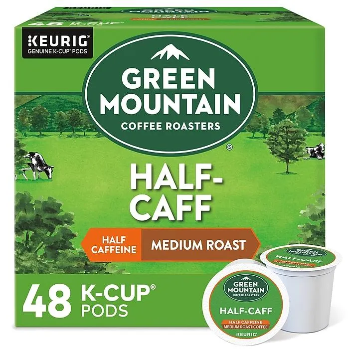 Green Mountain Coffee Roasters Half-Caff Coffee Keurig® K-Cup® Pods,