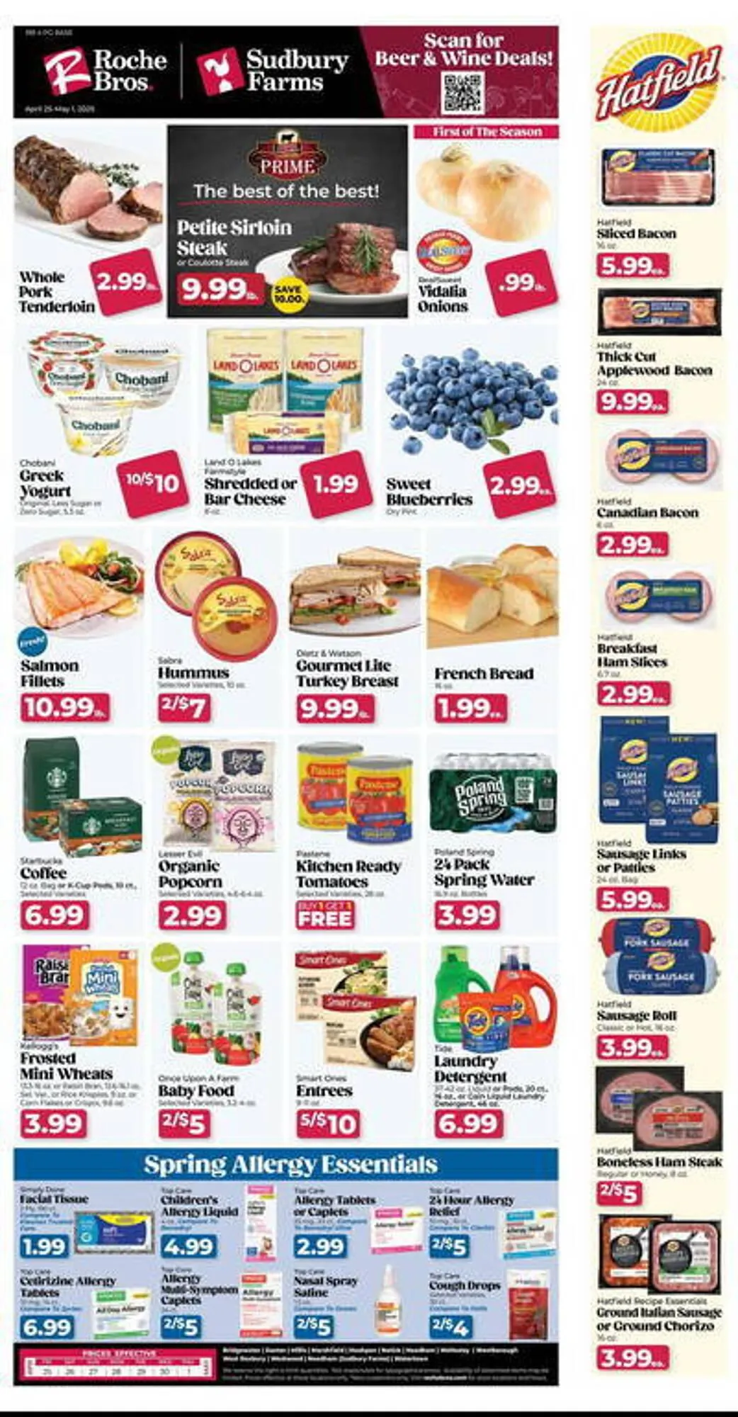 Weekly ad Roche Bros Weekly Ad from April 25 to May 1 2025 - Page 1